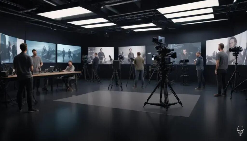 Produção de vídeos institucionais híbridos: combinando filmagem real e geração por IA