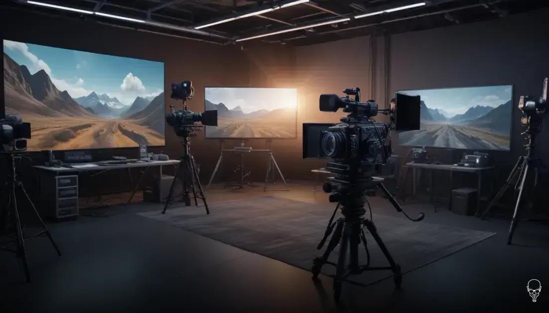 vantagens da combinação entre filmagem real e geração por IA