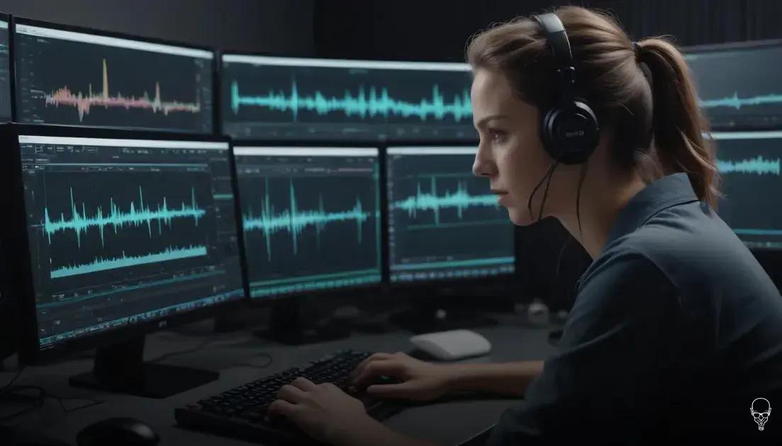 editando o depoimento para valorizar a emoção